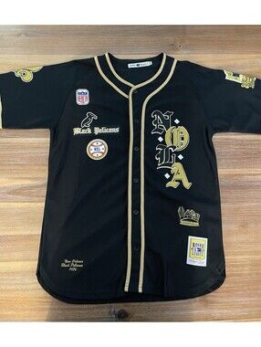BLACK PELICANS 1926 NEGRO LEAGUE BASEBALL JERSEY MENS M HEADGEAR CLASSICS NEW